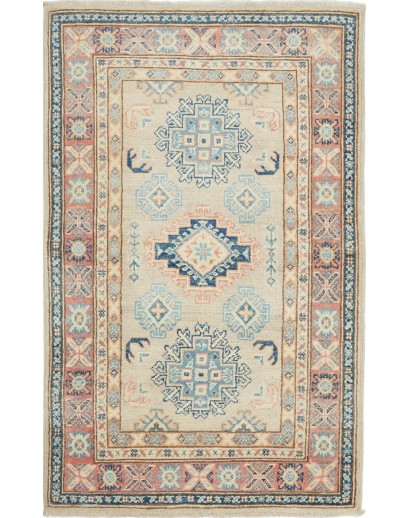 Tappeto Kazak Afghanistan beige 77x127