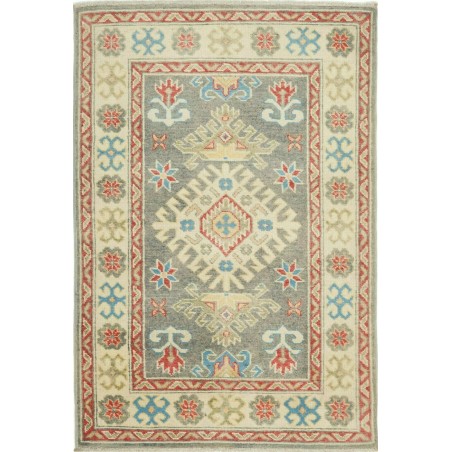 Tappeto Kazak Afghanistan marrone giallo 79x121