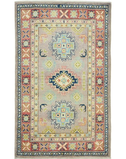 Tappeto Kazak Afghanistan marrone 79x130