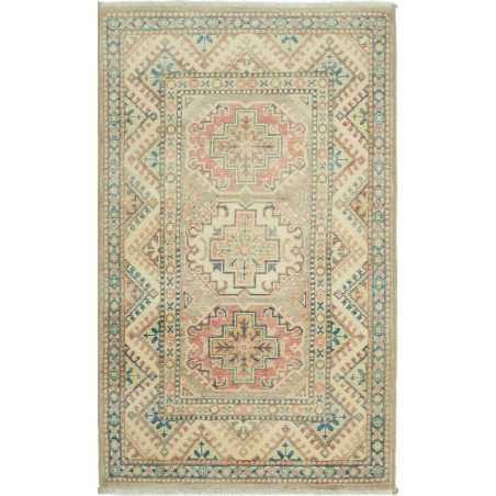 Tappeto Kazak Afghanistan marrone azzurro 73x123