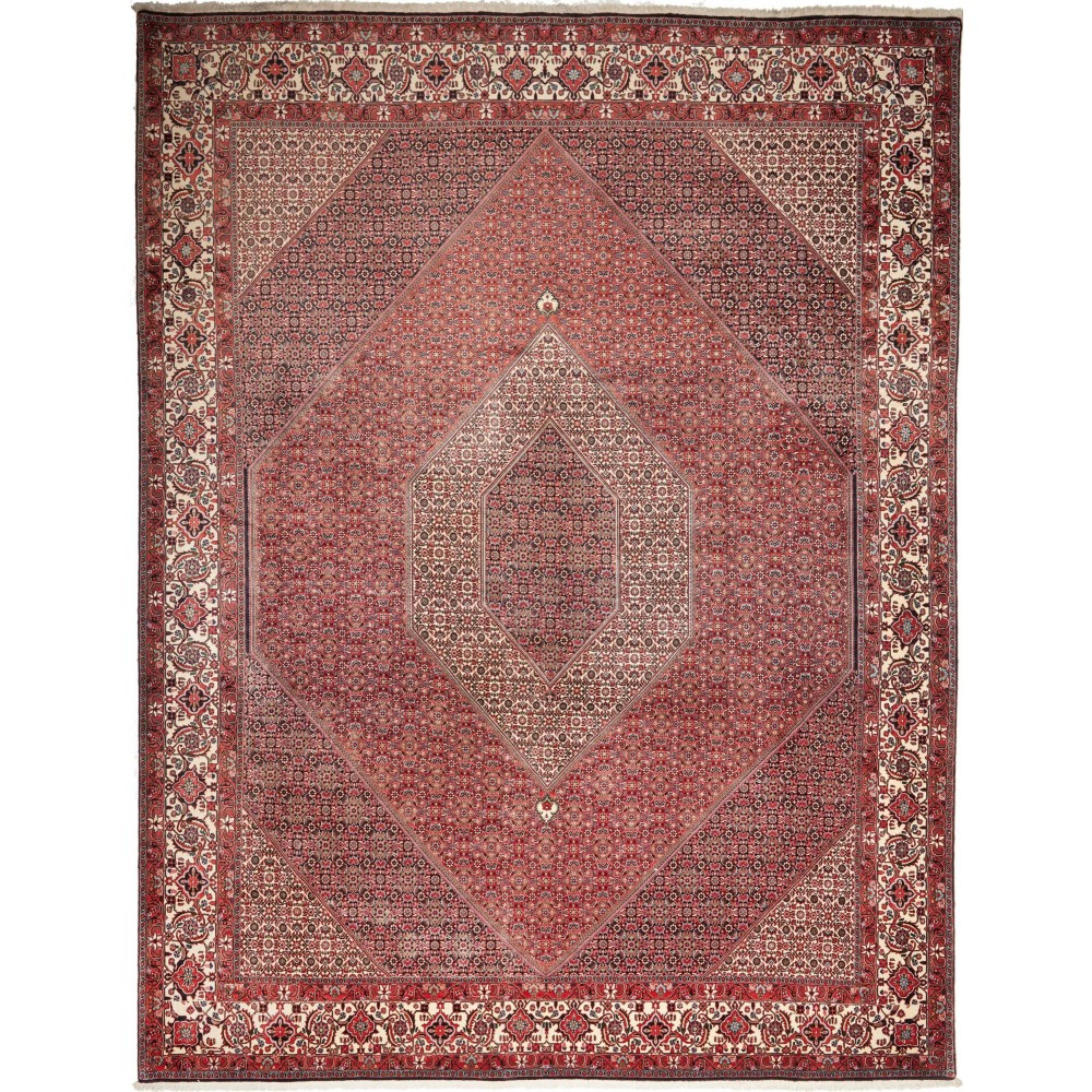 Tappeto Bidjar Persia marrone blu 296x390 Tappeto Bidjar Persia marrone blu 296x390