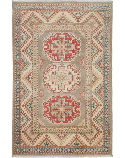 Tappeto Kazak Afghanistan marrone 81x126