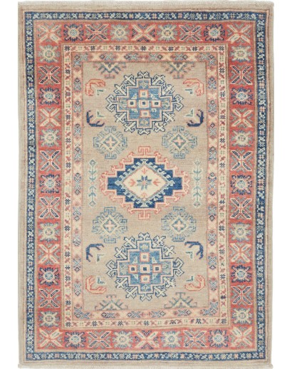 Tappeto Kazak Afghanistan marrone beige 82x116