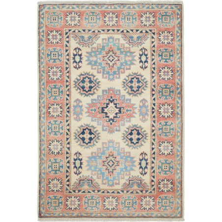 Tappeto Kazak Afghanistan marrone grigio 87x131