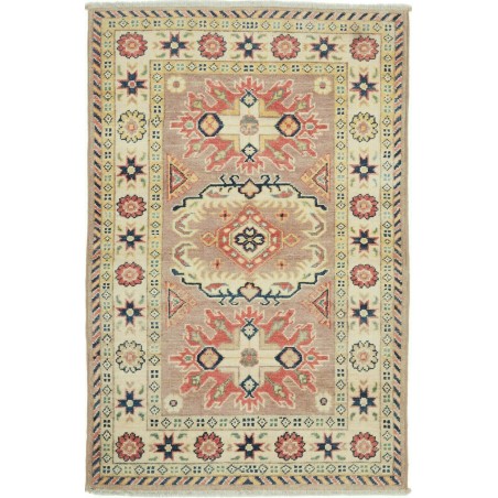 Tappeto Kazak Afghanistan marrone grigio 80x124