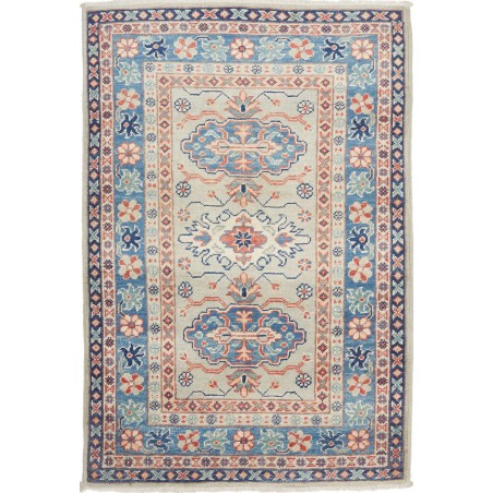 Tappeto Kazak Afghanistan azzurro 79x118