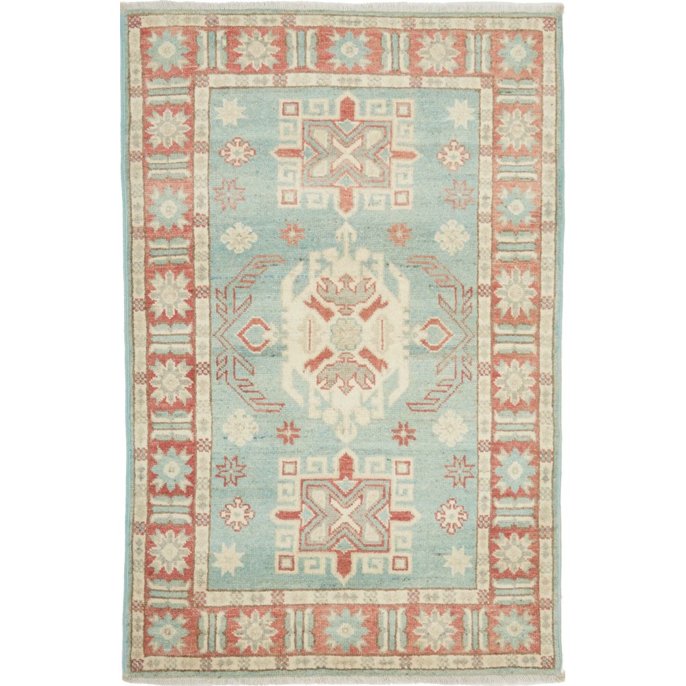 Tappeto Kazak Afghanistan beige 81x124 Tappeto Kazak Afghanistan beige 81x124