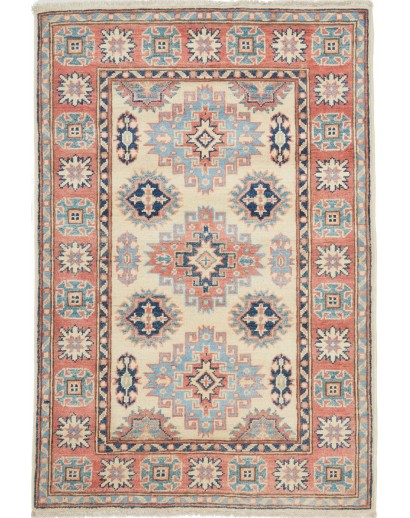 Tappeto Kazak Afghanistan marrone 87x128