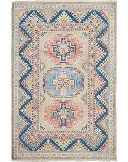 Tappeto Kazak Afghanistan beige 86x130