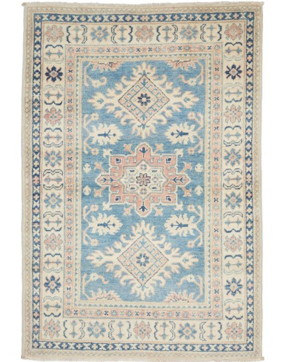 Tappeto Kazak Afghanistan beige bianco 95x138