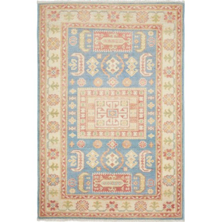 Tappeto Kazak Afghanistan beige rosso 98x134