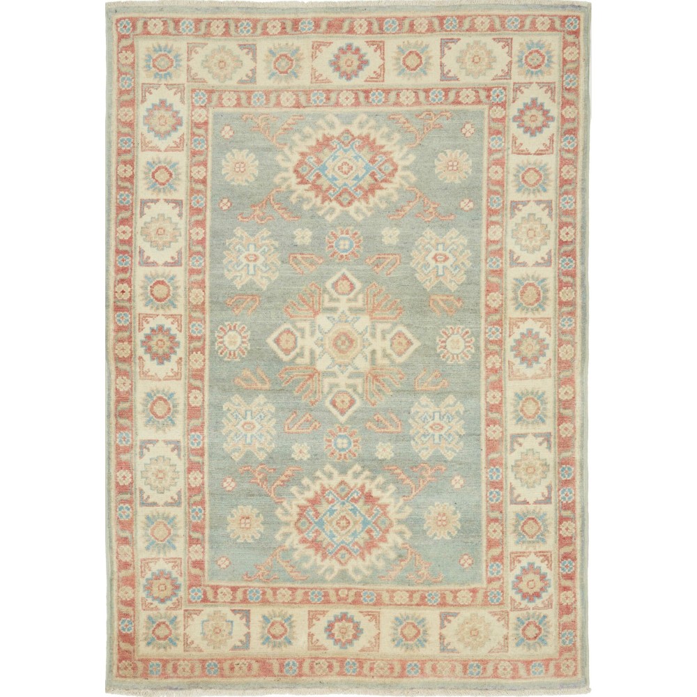 Tappeto Kazak Afghanistan marrone beige 102x145 Tappeto Kazak Afghanistan marrone beige 102x145