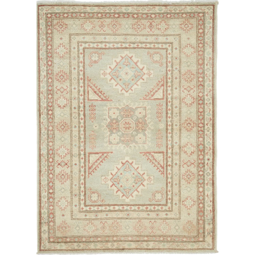 Tappeto Kazak Afghanistan beige 103x143 Tappeto Kazak Afghanistan beige 103x143