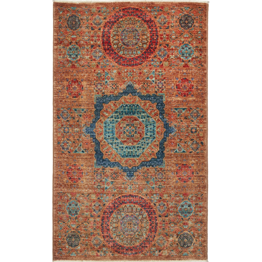 Tappeto Mamlouk Pakistan marrone 75x125 Tappeto Mamlouk Pakistan marrone 75x125