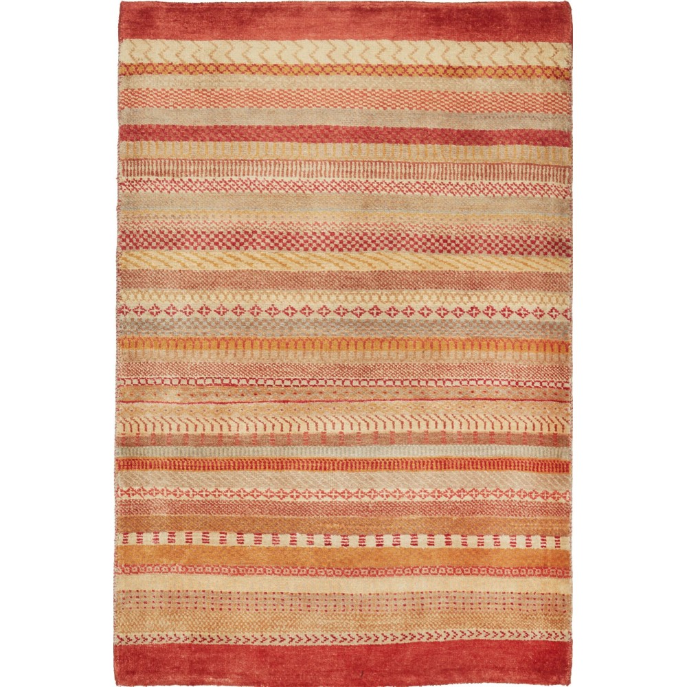 Tappeto Royal Gabbeh Pakistan arancione rosso 82x122 Tappeto Royal Gabbeh Pakistan arancione rosso 82x122