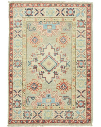 Tappeto Kazak Afghanistan marrone 62x91