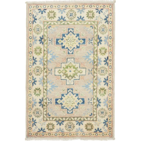 Tappeto Kazak Afghanistan beige giallo 62x93