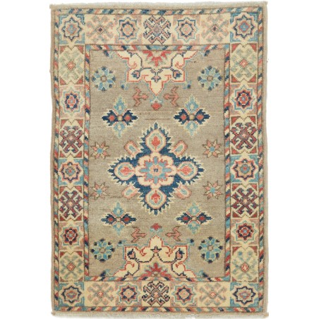 Tappeto Kazak Afghanistan marrone grigio 63x91