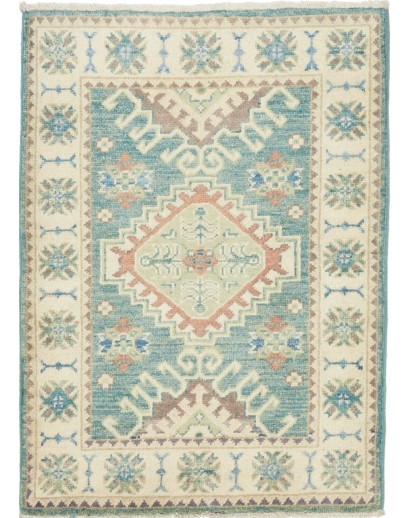 Tappeto Kazak Afghanistan beige bianco 61x90