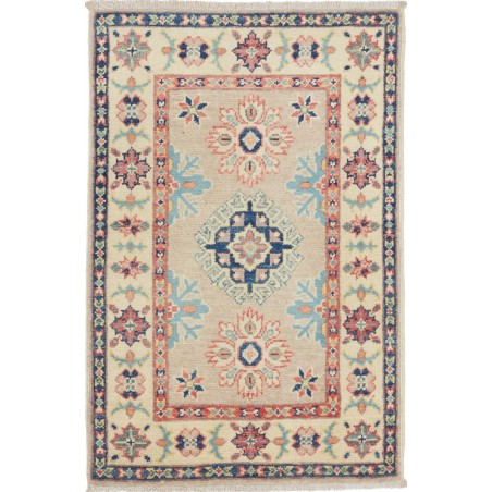 Tappeto Kazak Afghanistan marrone azzurro 60x89