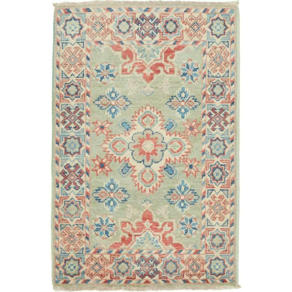 Tappeto Kazak Afghanistan marrone beige 61x91 Tappeto Kazak Afghanistan marrone beige 61x91