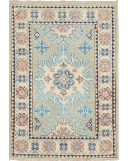 Tappeto Kazak Afghanistan beige grigio 61x90