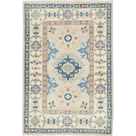 Tappeto Kazak Afghanistan beige grigio 60x85