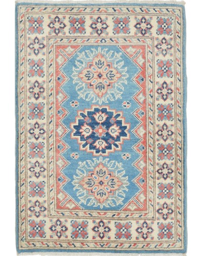 Tappeto Kazak Afghanistan beige grigio 62x90
