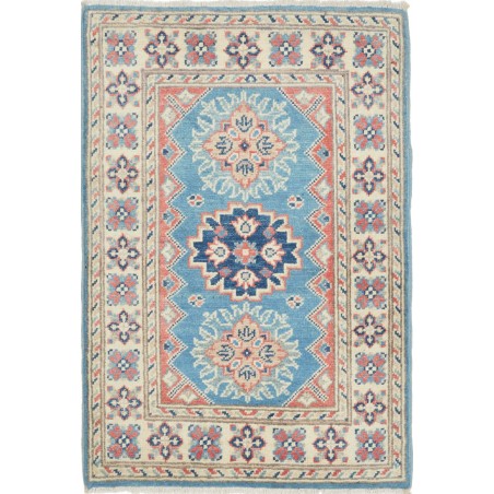Tappeto Kazak Afghanistan beige grigio 62x90