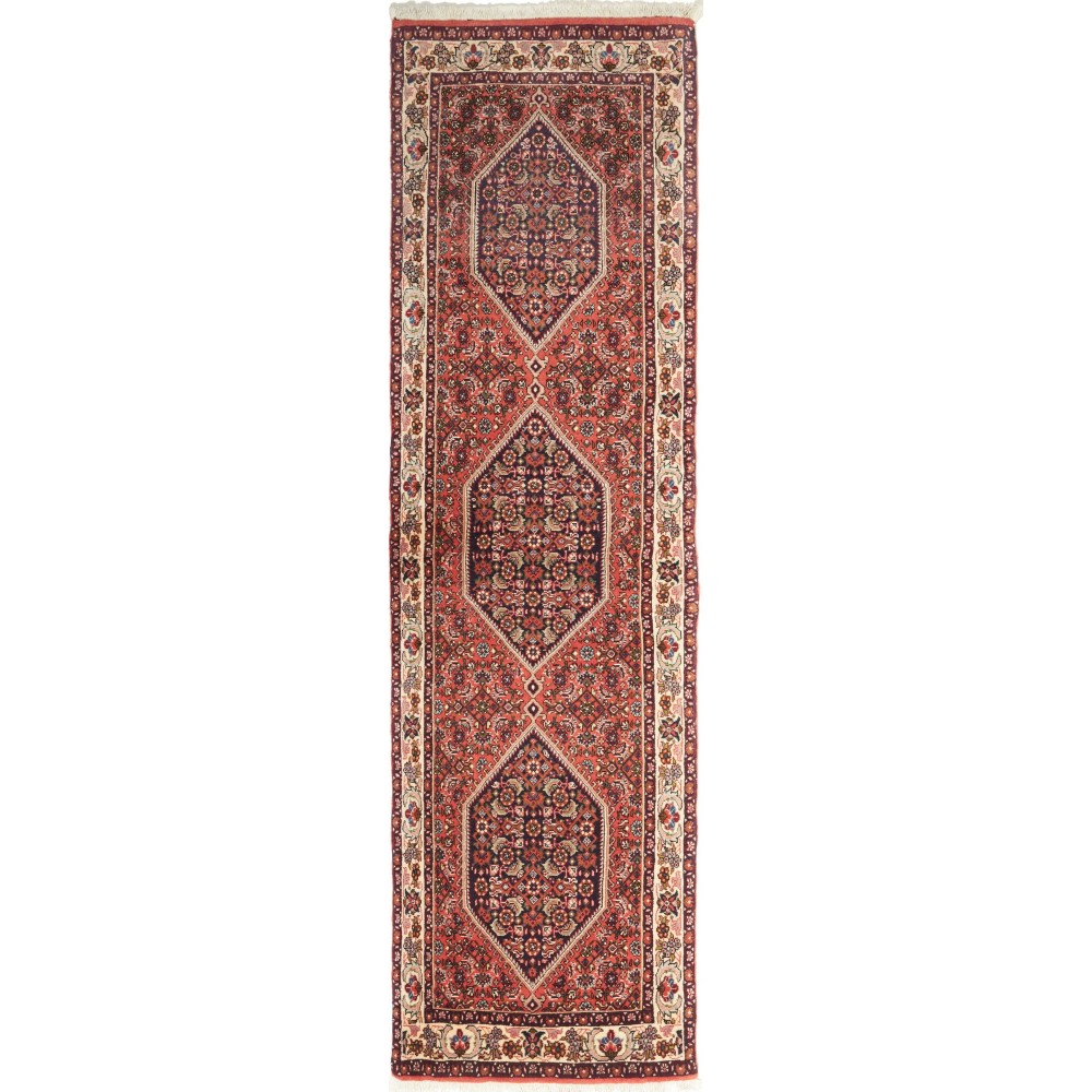 Tappeto Bidjar Persia marrone arancione 64x220 Tappeto Bidjar Persia marrone arancione 64x220