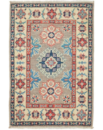 Tappeto Kazak Afghanistan marrone beige 59x89