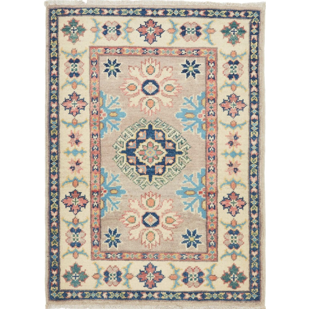 Tappeto Kazak Afghanistan marrone beige 61x86