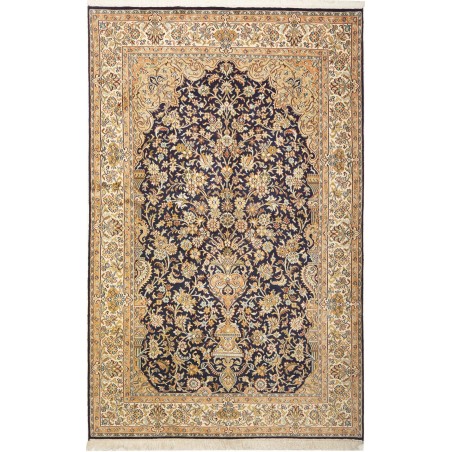 Tappeto Kashmir India marrone grigio 121x190