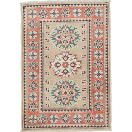Tappeto Kazak Afghanistan marrone rosso 64x90