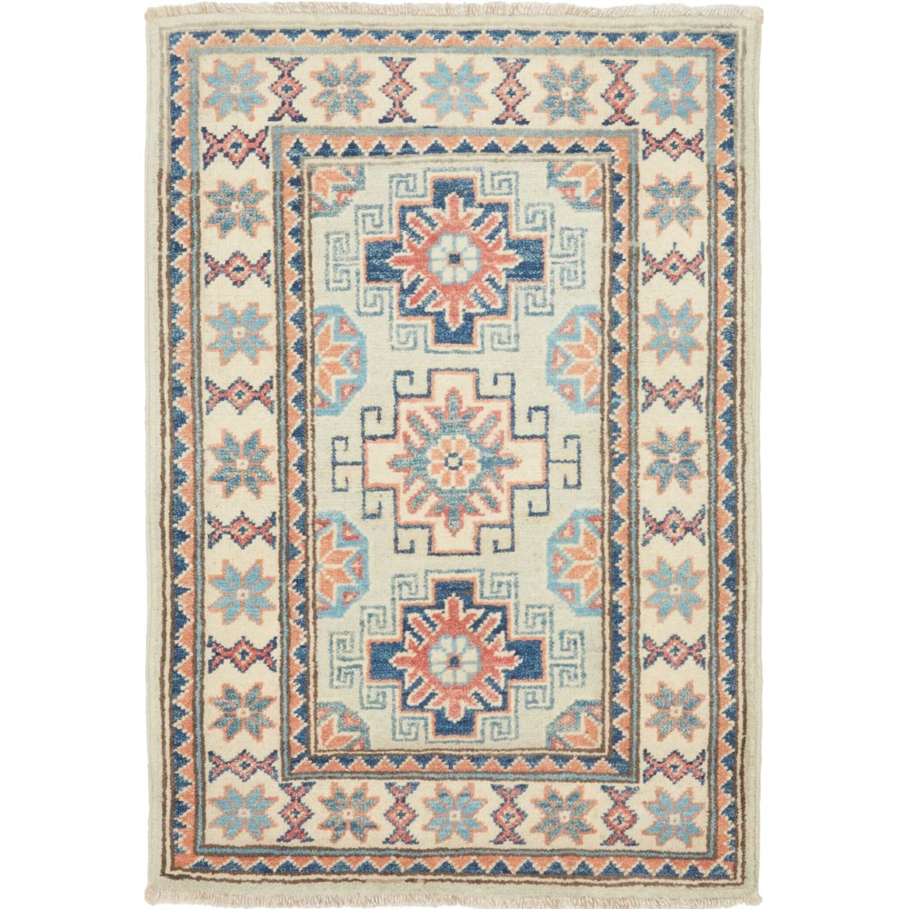 Tappeto Kazak Afghanistan beige marrone 60x88 Tappeto Kazak Afghanistan beige marrone 60x88