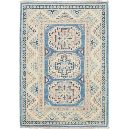 Tappeto Kazak Afghanistan beige grigio 63x92