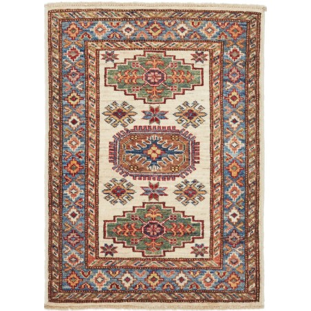 Tappeto Kazak Fine Pakistan azzurro arancione 59x90