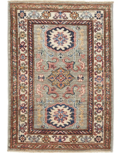 Tappeto Kazak Fine Pakistan marrone grigio 61x88