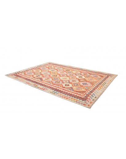 Tappeto Kilim Afghanistan beige giallo 247x335