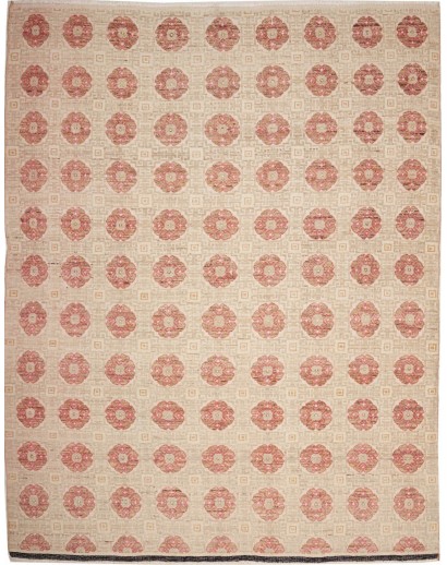 Tappeto African Design Pakistan marrone rosso 235x310