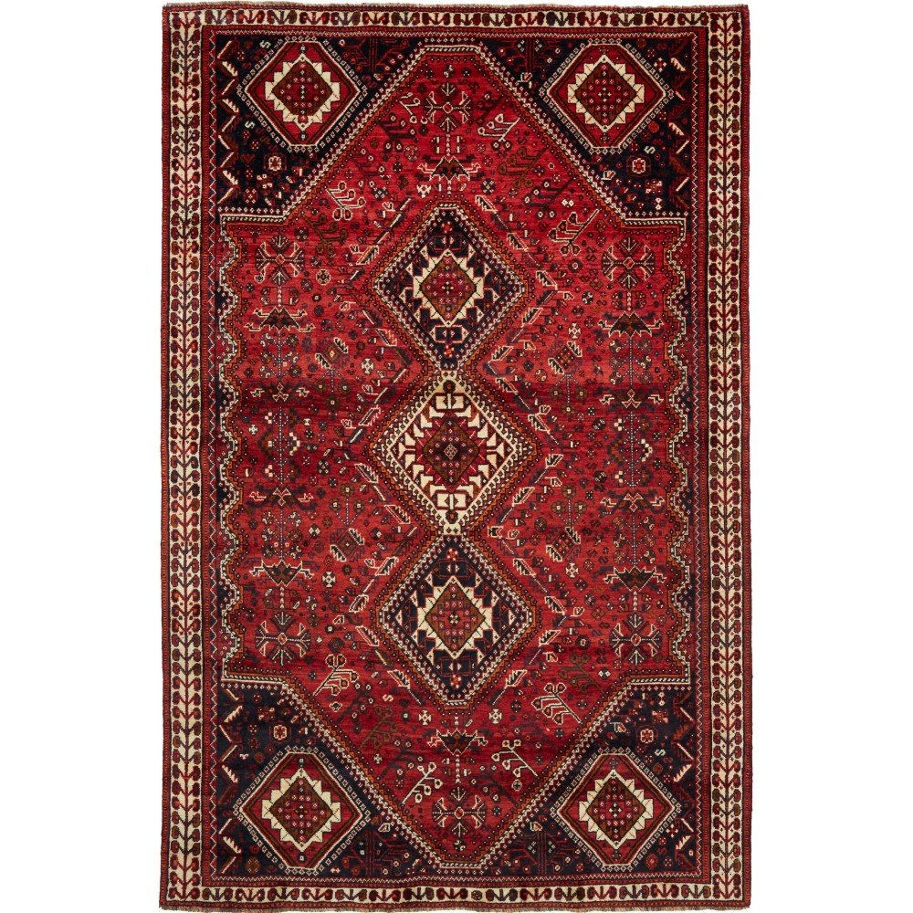 Tappeto Shiraz Persia marrone 183x285 Tappeto Shiraz Persia marrone 183x285