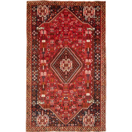 Tappeto Shiraz Fine Persia marrone blu 158x257