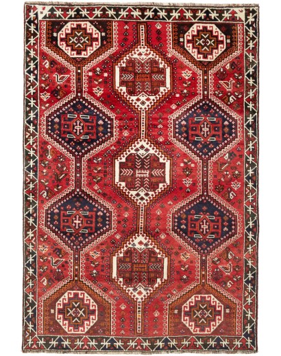Tappeto Shiraz Fine Persia marrone grigio 157x230
