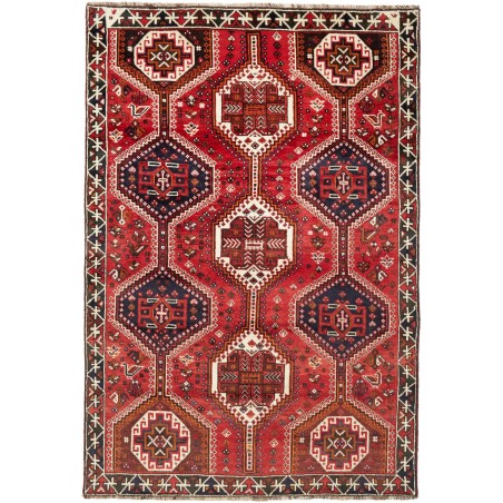 Tappeto Shiraz Fine Persia marrone grigio 157x230