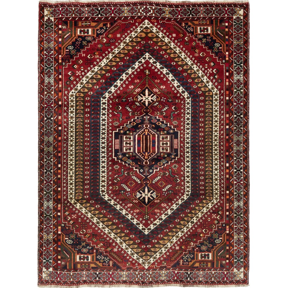Tappeto Shiraz Fine Persia grigio beige 175x238 Tappeto Shiraz Fine Persia grigio beige 175x238