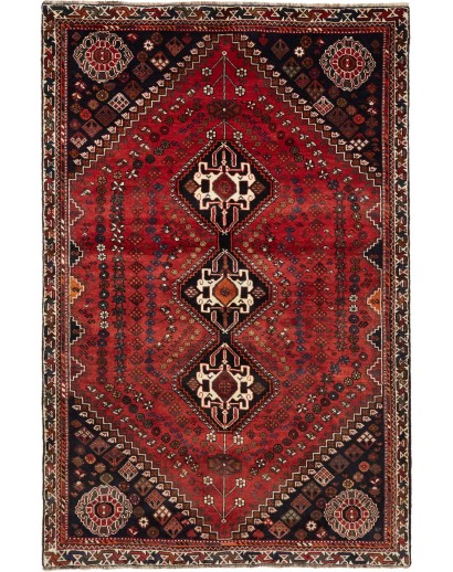 Tappeto Shiraz Persia grigio giallo 172x267