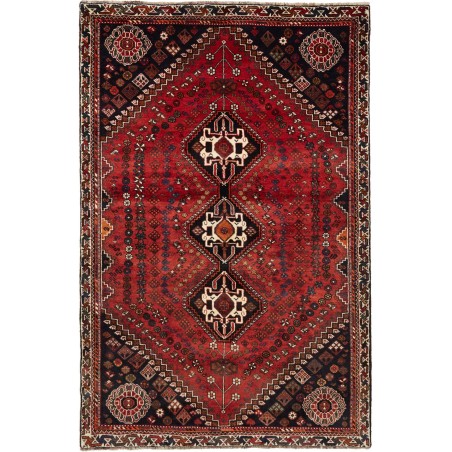 Tappeto Shiraz Persia grigio giallo 172x267