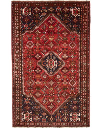 Tappeto Shiraz Fine Persia marrone giallo 160x262