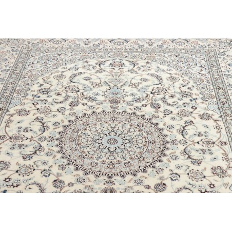 Tappeto Nain 9La Persia bianco azzurro 187x290