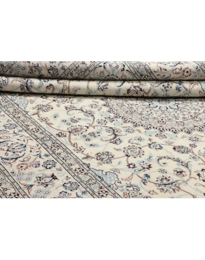 Tappeto Nain 9La Persia bianco azzurro 187x290